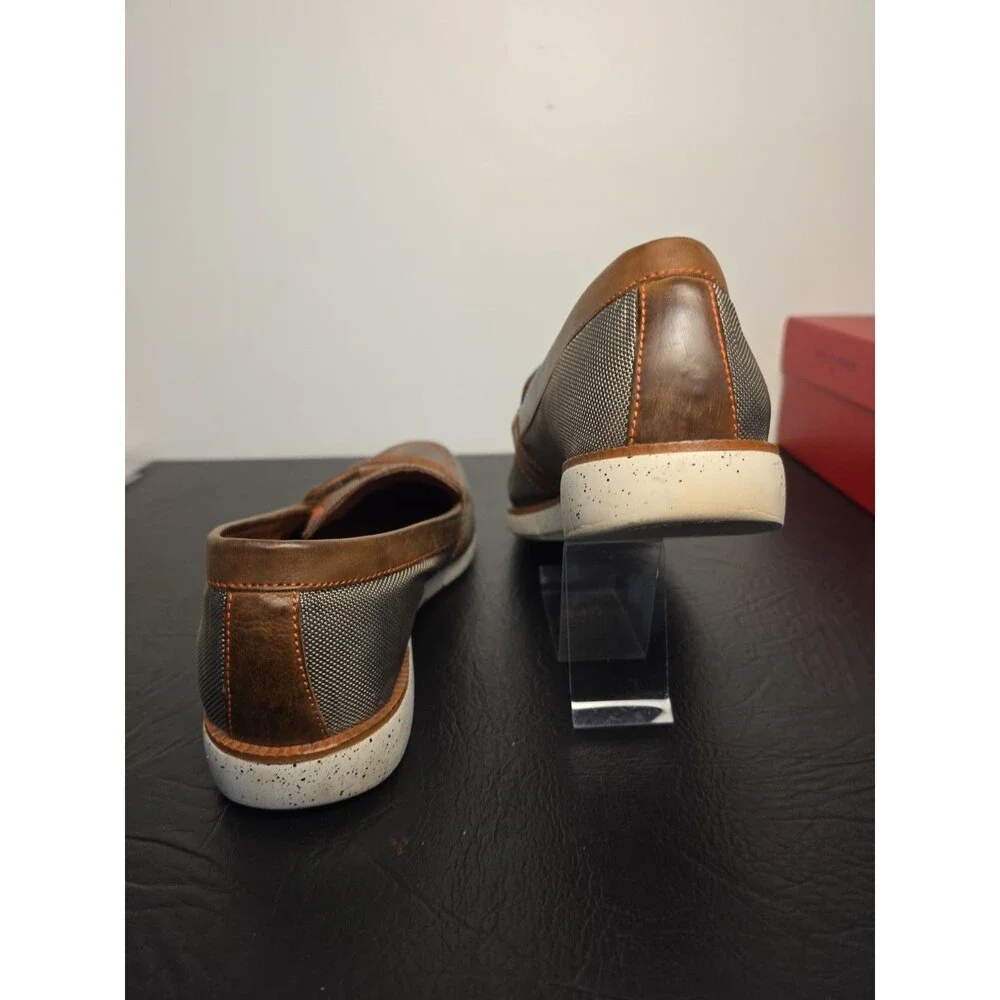 Donald Pliner Evann-K M140 Casual Sport Breathable Loafer Slip On 14M Khaki King